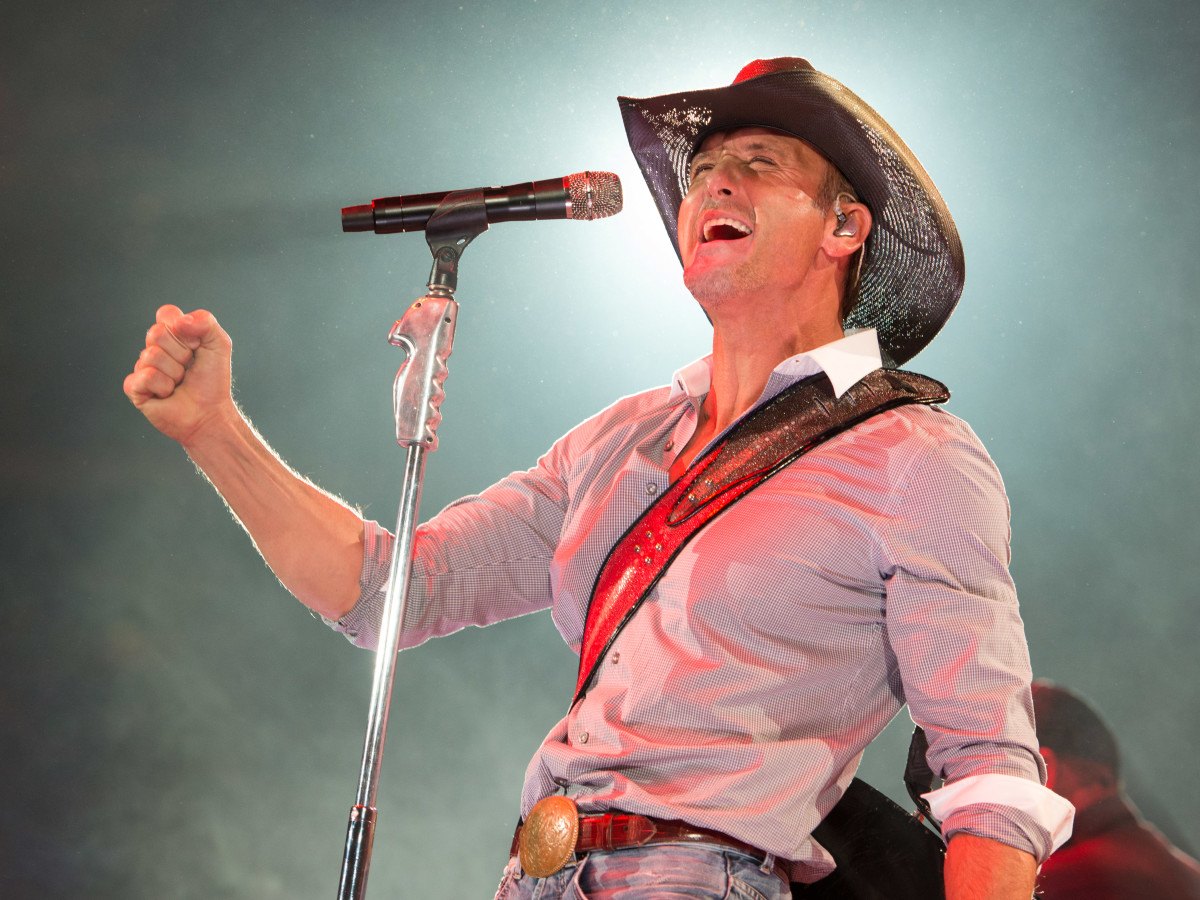 Tim McGraw excited