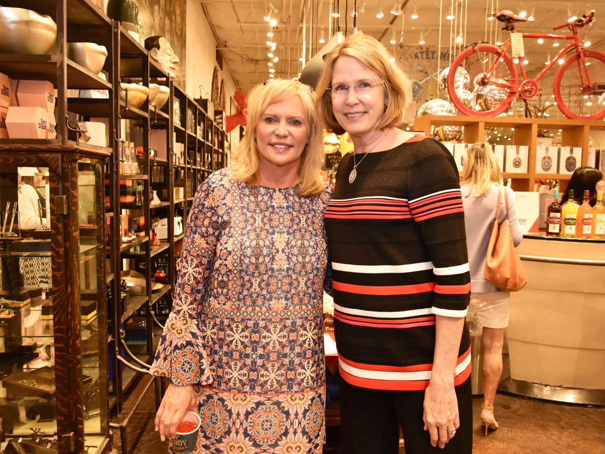 Keri Black, Vicki Crum at Shop With Heart Card Kickoff