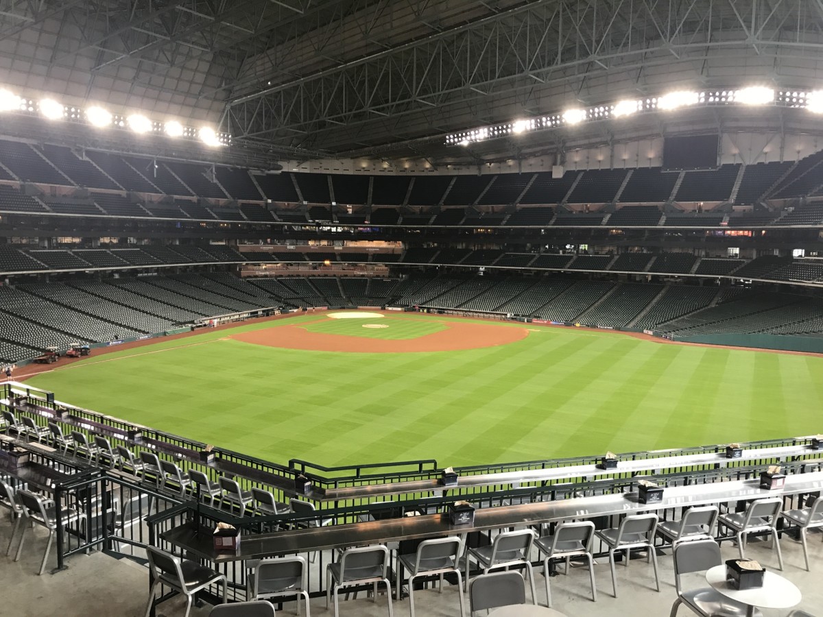Astros Minute Maid park center field view