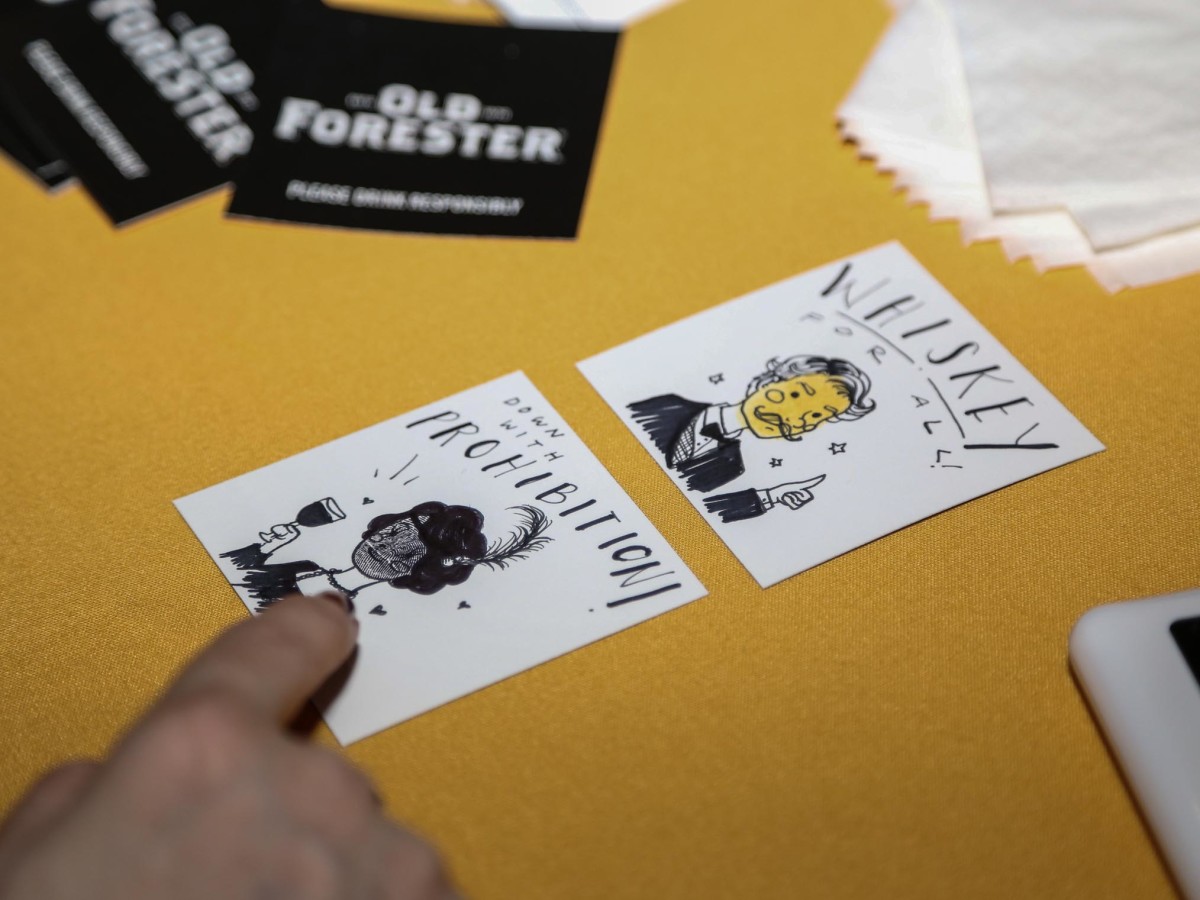 CultureMap Old Forester Bourbon Ball 2016 Jenny Gacy Thumbprint Portrait