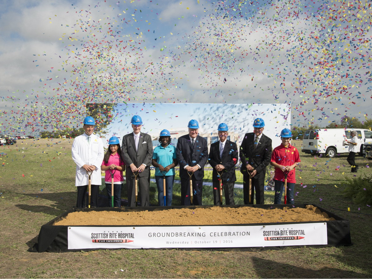 Texas Scottish Rite Hospital new Frisco building groundbreaking