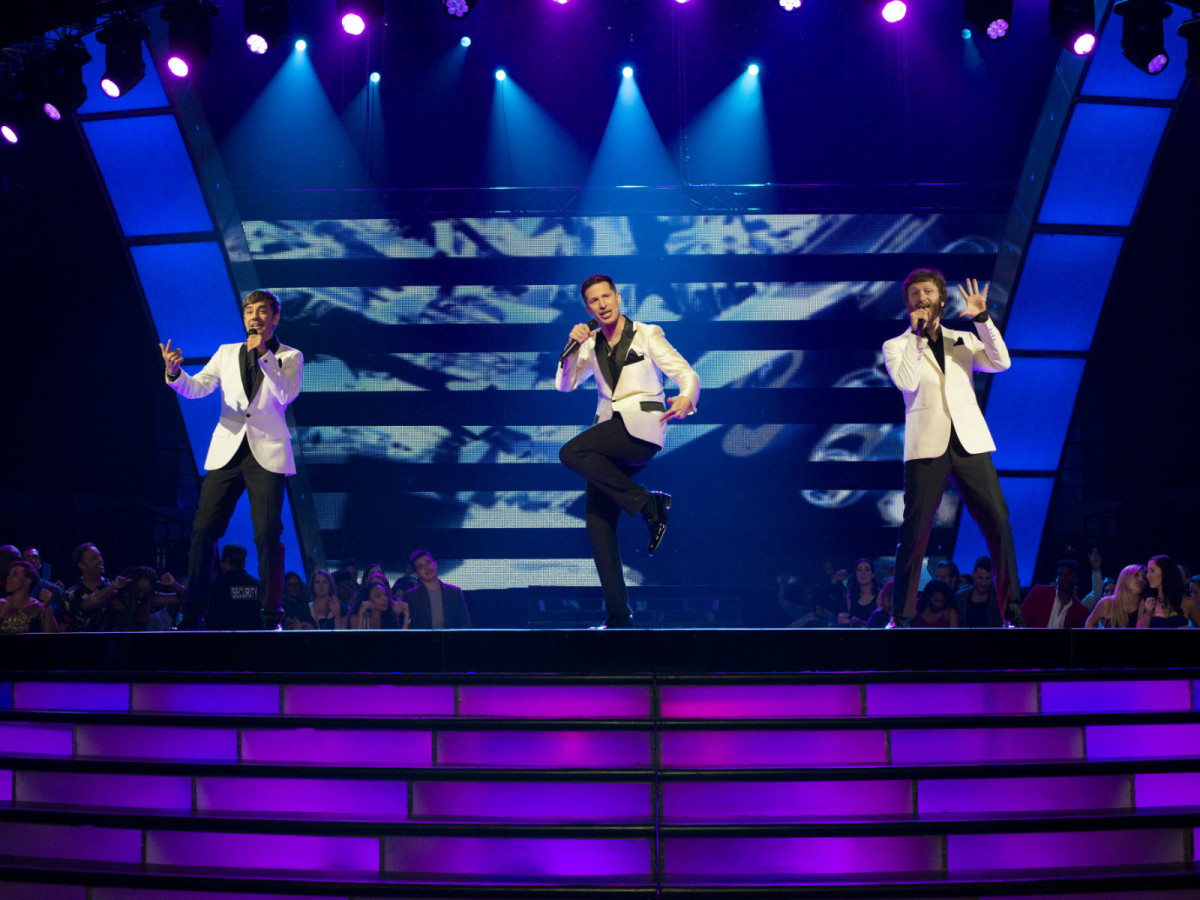 Jorma Taccone, Andy Samberg, and Akiva Schaffer in Popstar: Never Stop Never Stopping