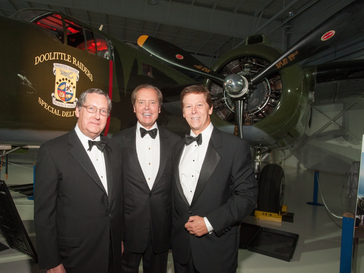 Lone Star Flight Museum gala 5/16 Gene Dewhurst, David Dewhurst, Don Dewhurst
