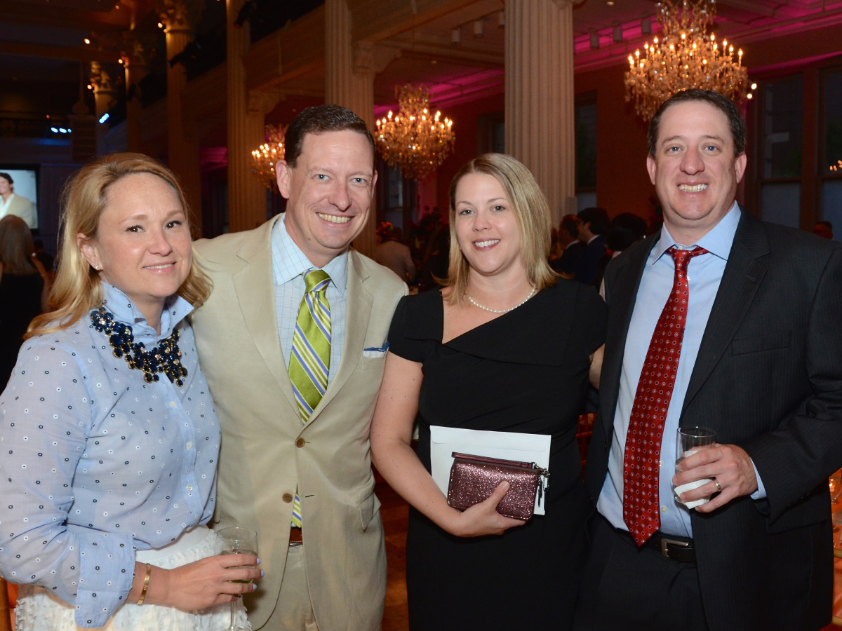 Children at Risk Gala, 4/2016, Susannah Watt, Chris Watt, Eve McFadden, Barry McFadden.