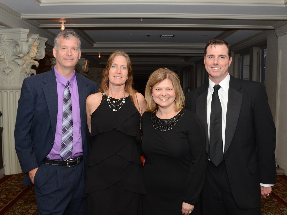 Children at Risk Gala, 4/2016,Chris and Michele Kryger, Bridgett Matthes and Mark Matthes.