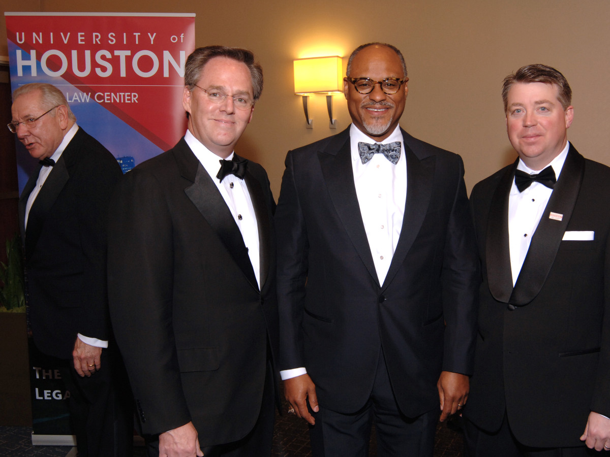 UH Law gala, April 2016, Warren Harris, Jarvis Hollingsworth, Richard Whiteley