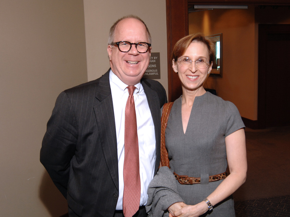 UH Law gala, April 2016, justice Terry Jennings, Elizabeth Jennings
