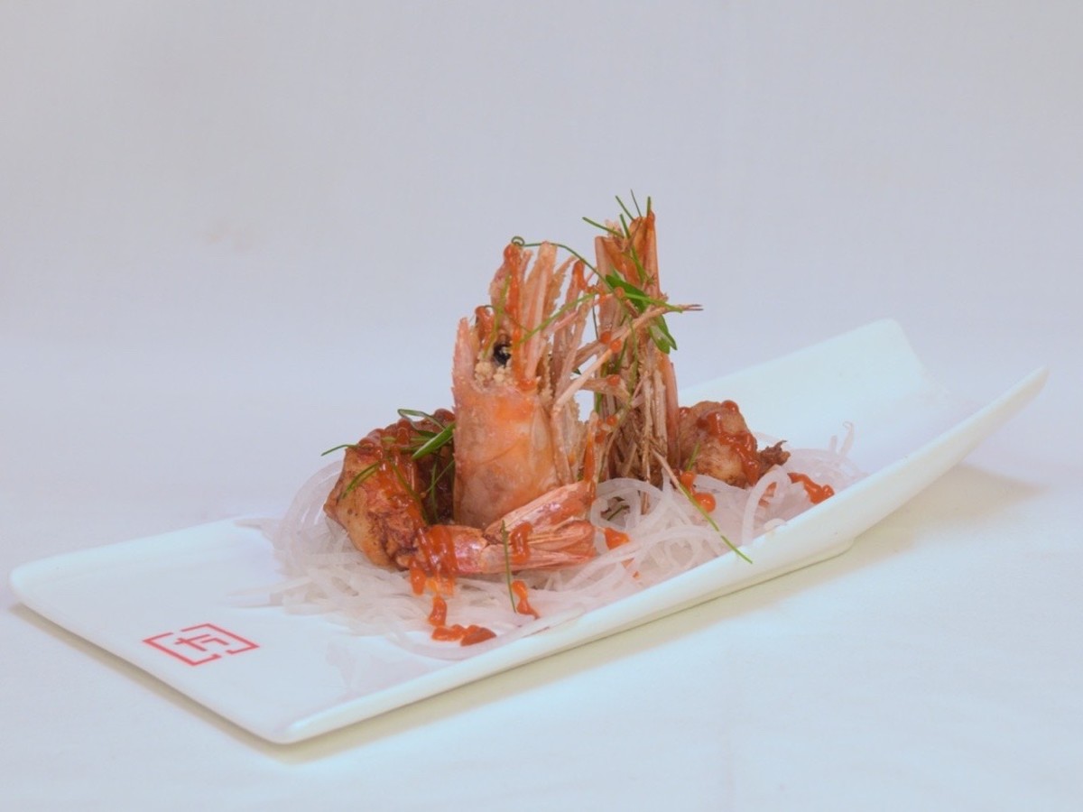 Tarakaan Ami Ebi large fried prawns