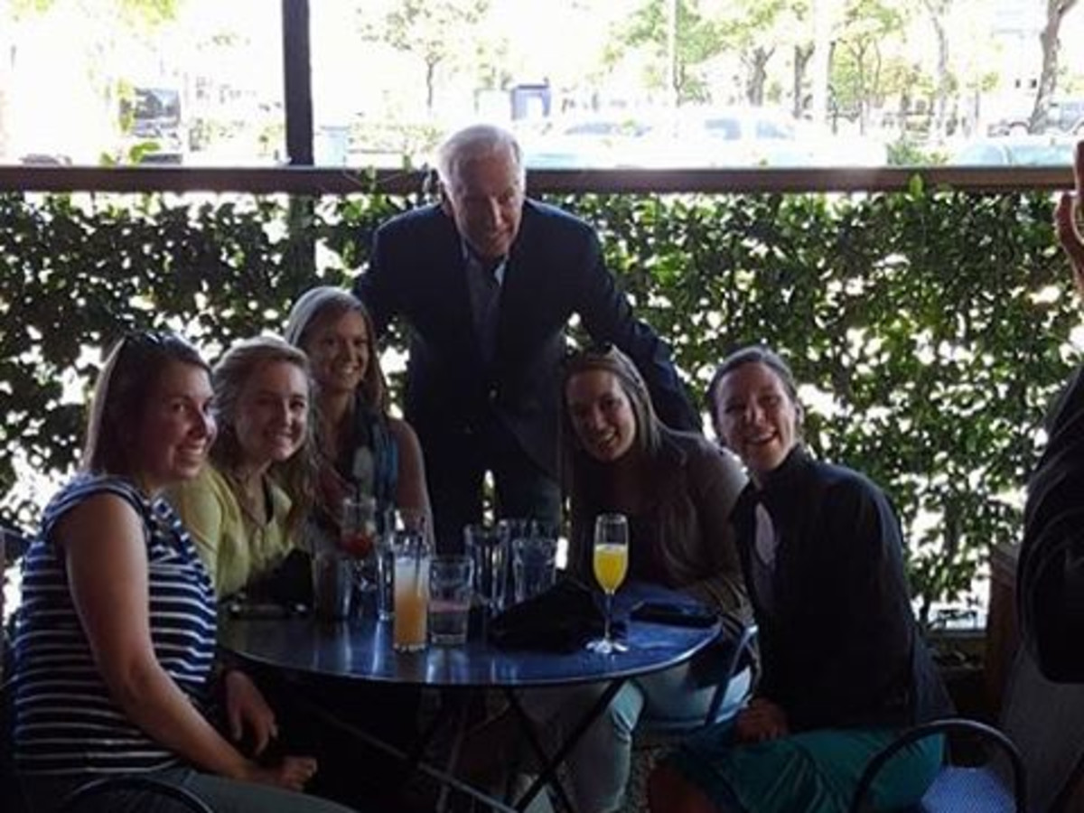 Joe Biden Down House Patio