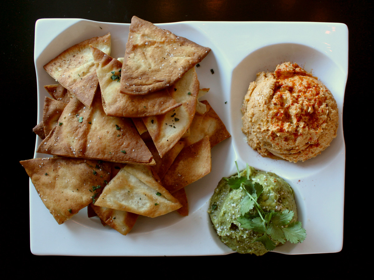 St Genevieve Austin bar Rock Rose March 2016 hummus guacamole