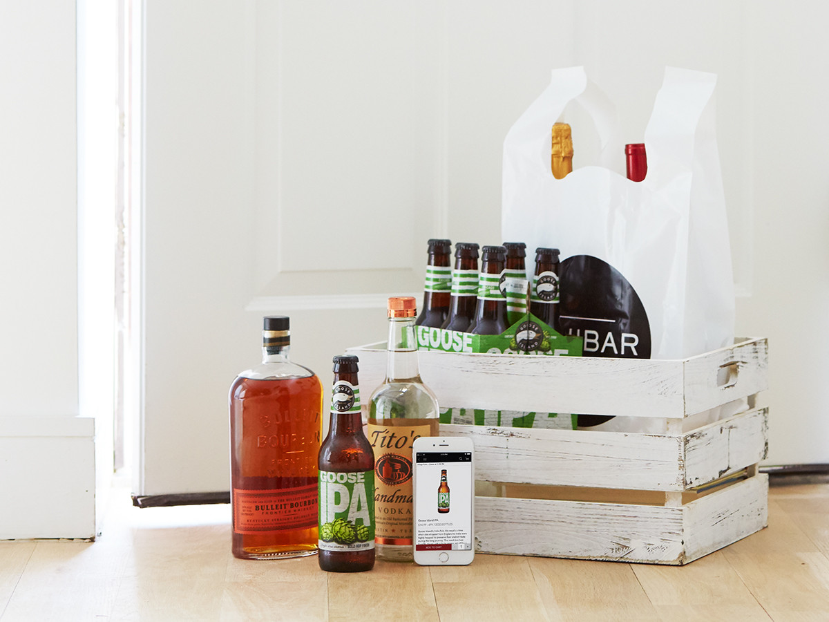 Minibar alcohol delivery