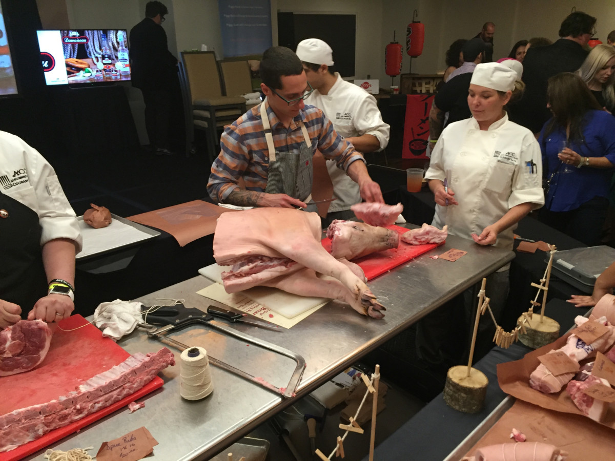 Cochon 555 butchery demo