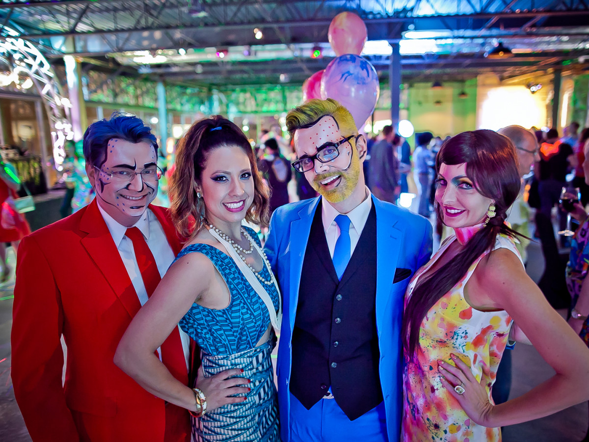 The Paint Ball, Feb. 2016, Matt Burrus, Anika Jackson, Michael Pearce, Traci Henderson