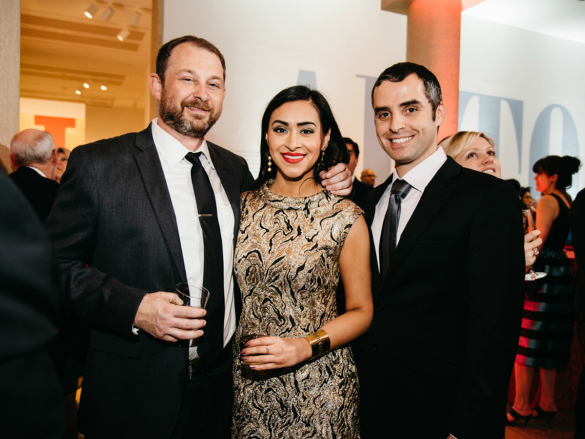 Blanton Museum Art on the Edge gala February 2016 Alex Larsen Zelina Celeste Serna Nijad Baltaji