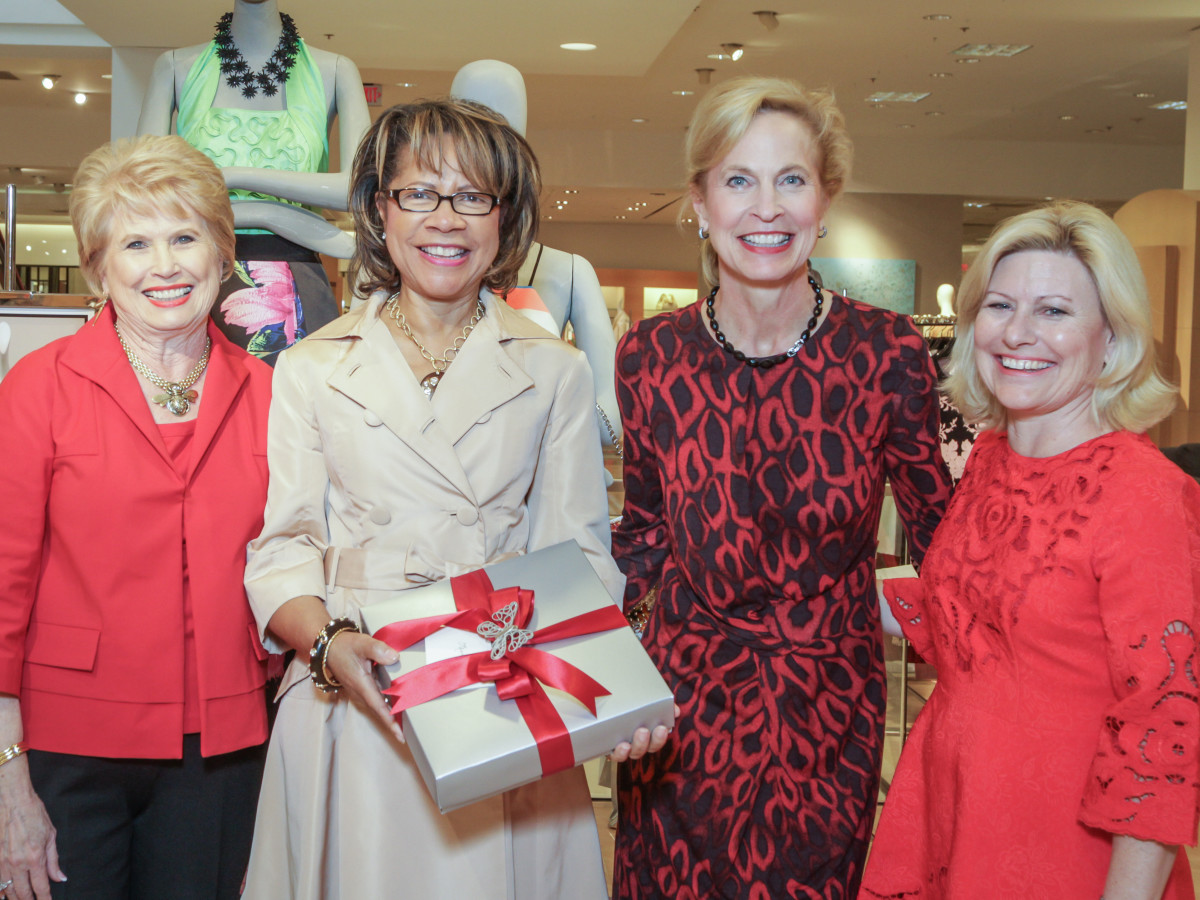 March of Dimes Tea, Feb. 2016 Ginger Blanton, Merele Yarborough, Pam Sengelmann, Maureen Higdon