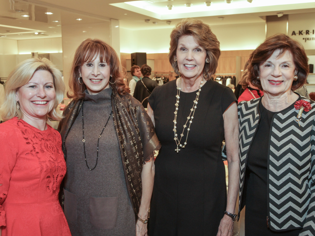 March of Dimes Tea, Feb. 2016 Maureen Higdon, Vicki West, Lilly Andress, Mary Lynn Marks