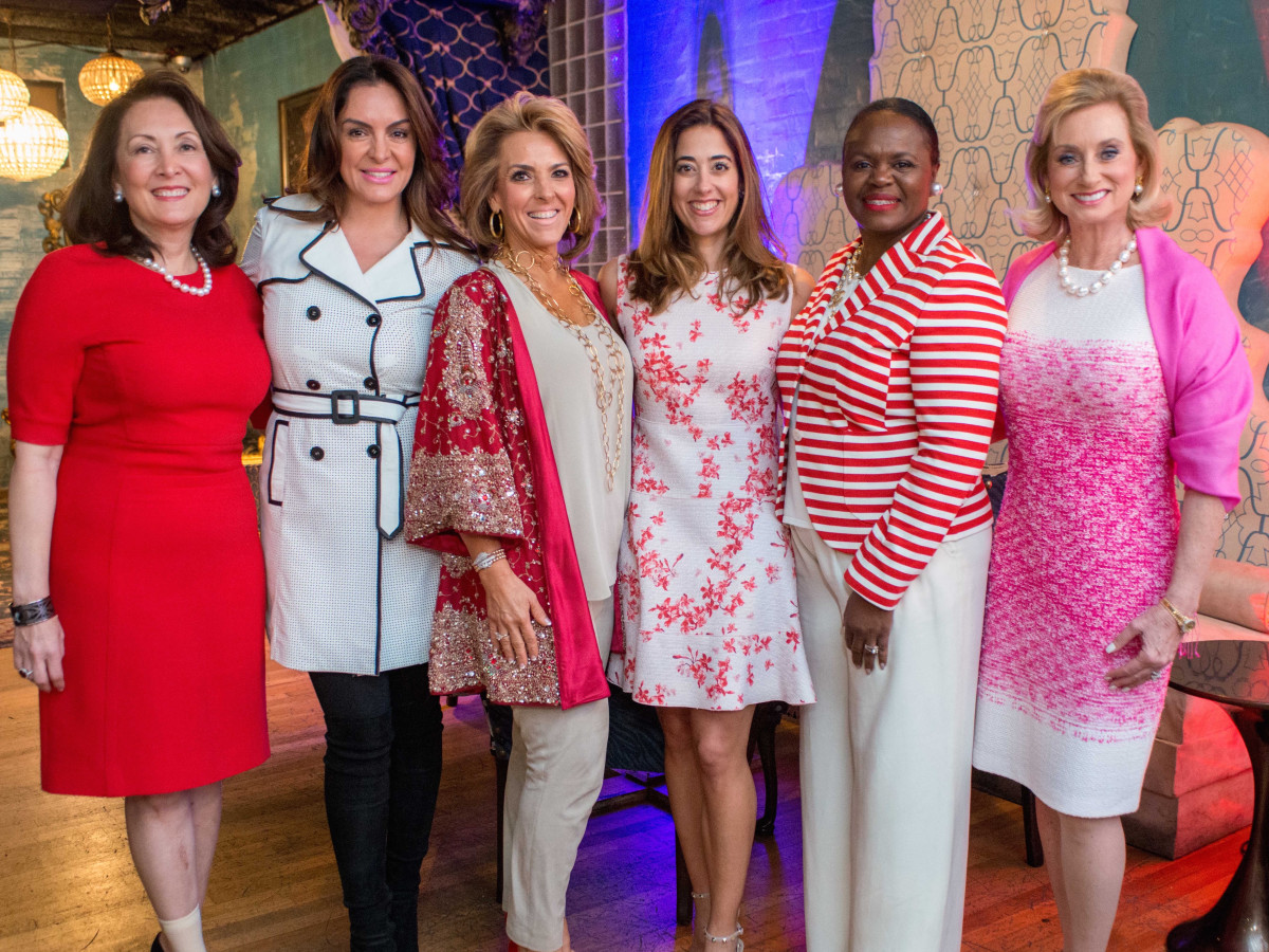 Houston Sweethearts, Feb. 2016, Penny Loyd, Carmina Zamorano, Mary Tere Perusquia, Kristina Somerville, Sheretta West, Anne Richardton
