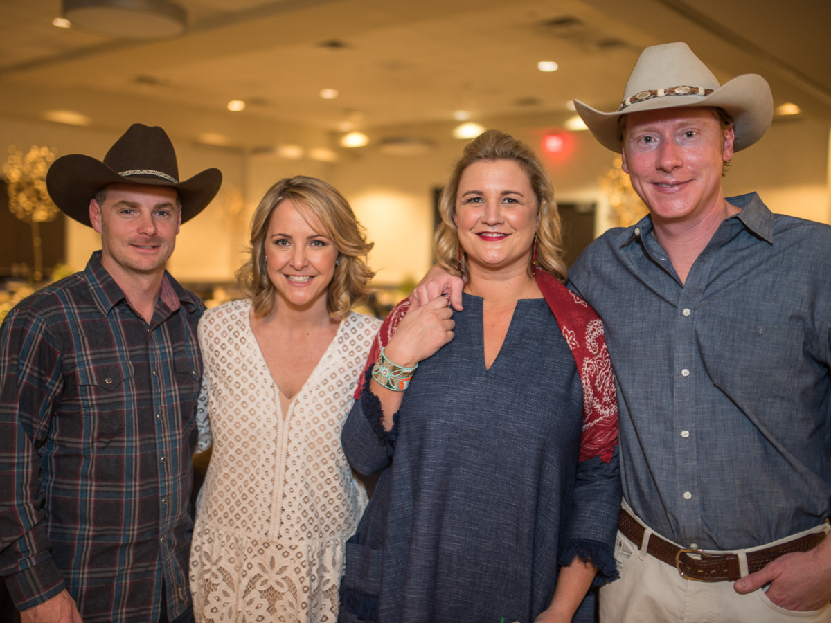 Parish School Gala, Feb. 2016, Eric Holzer, Whitney Holzer, Lizzie Clarke, Stephen Clarke