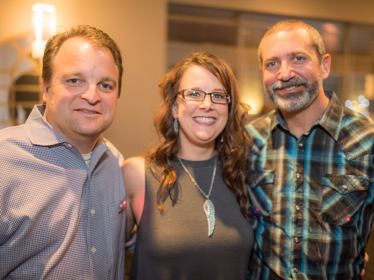 Parish School Gala, Feb. 2016 Brian Merchant, Heather Knies, Tommy Morton