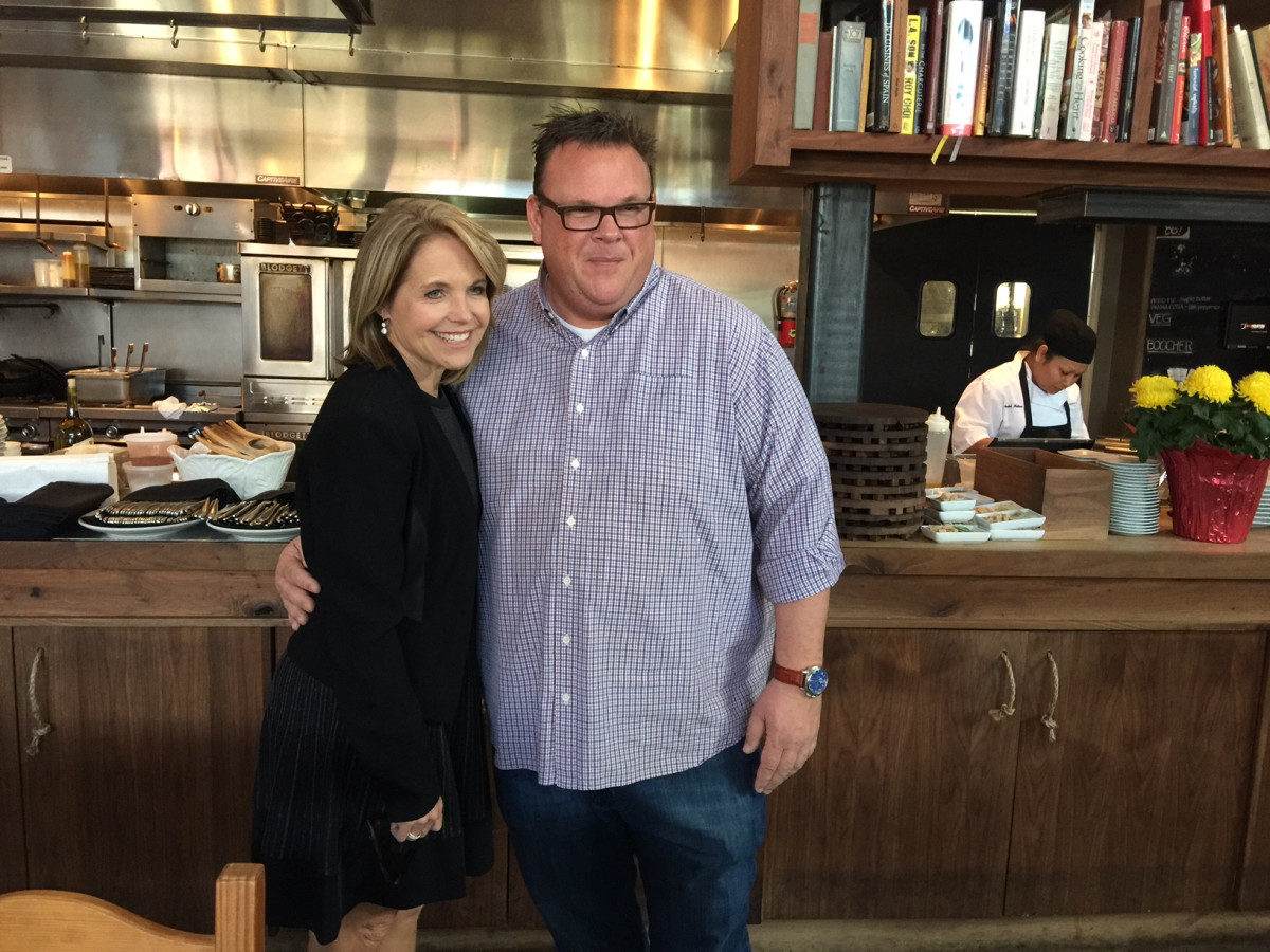 Katie Couric, Chris Shepherd at Underbelly, Feb. 2016