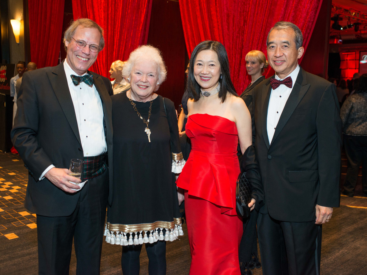 Red Cross Ball, Feb. 2016, Stephen Klineberg, Peggy Klineberg, Anne Chao, Albert Chao
