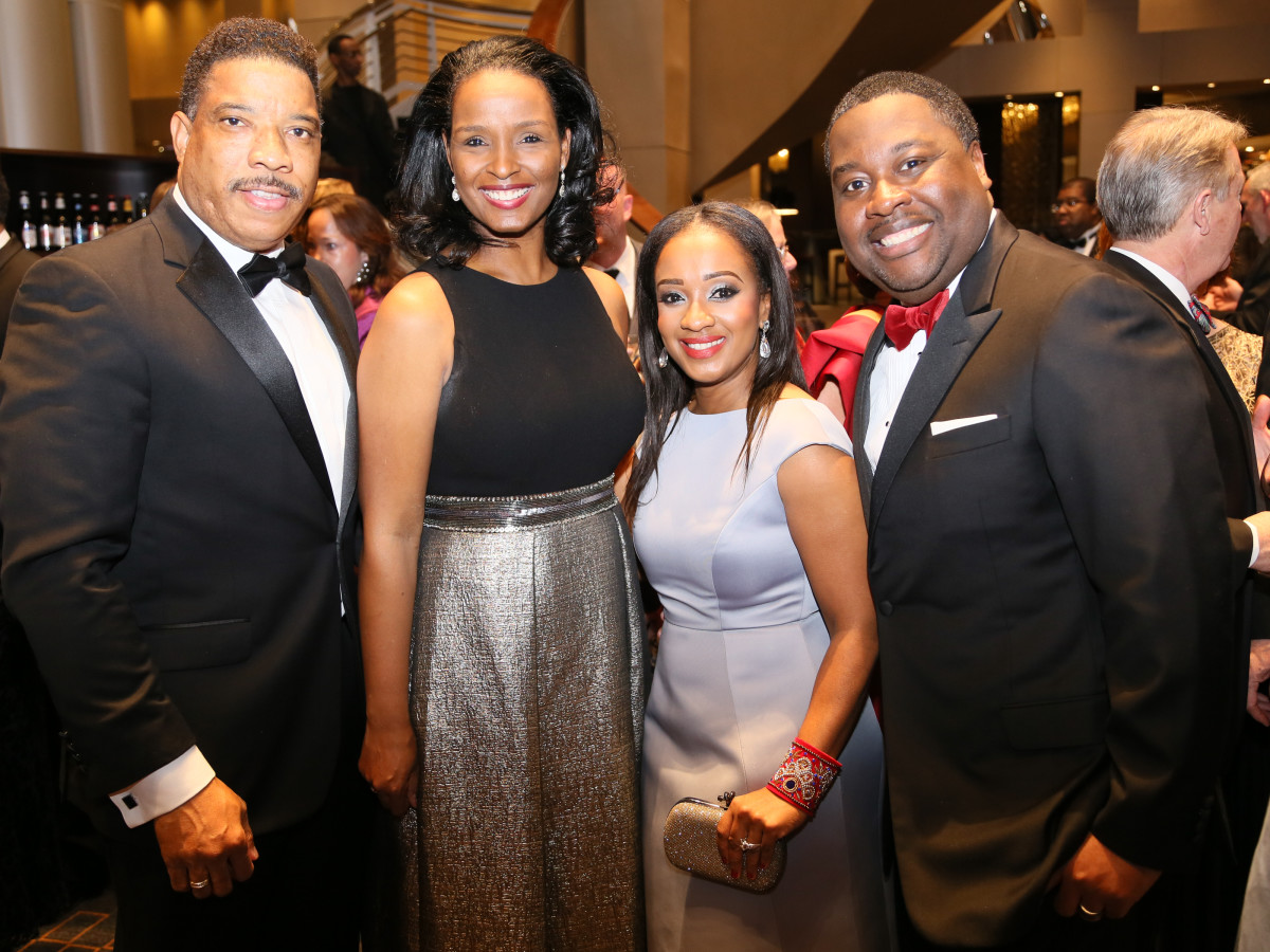 Red Cross Ball, Feb. 2016, Doug Herron, Winell Herron, Regina Jackson, Ronald Jackson