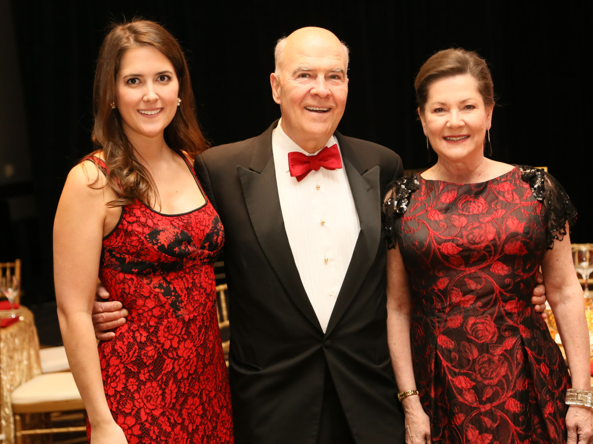 Red Cross Ball, Feb. 2016, Caroline Hafner, Joe Hafner, Merrill Hafner