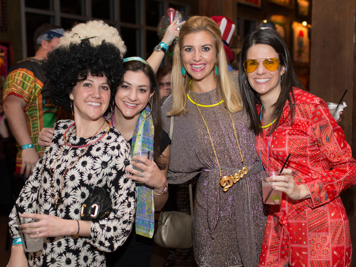 TIRR Foundation gala, Feb. 2016,Caroline Reed, Jennifer Kaldis, Hayley Vaughan, Ellen Doramus