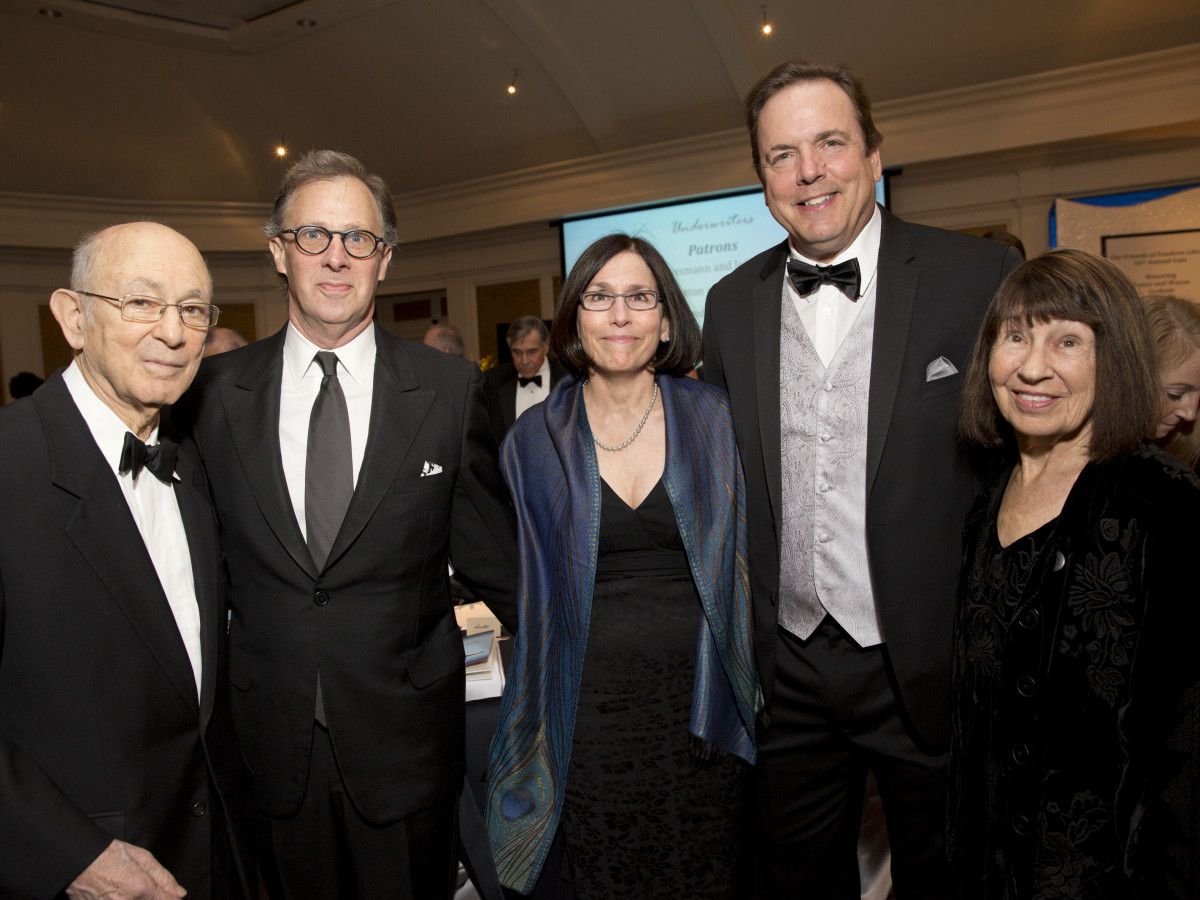 Friends of Fondren Library, Feb. 2016, Bob Grossman, Scott Harvey, Nancy Bolduc, Tom Drozdowski, Ellin Grossman