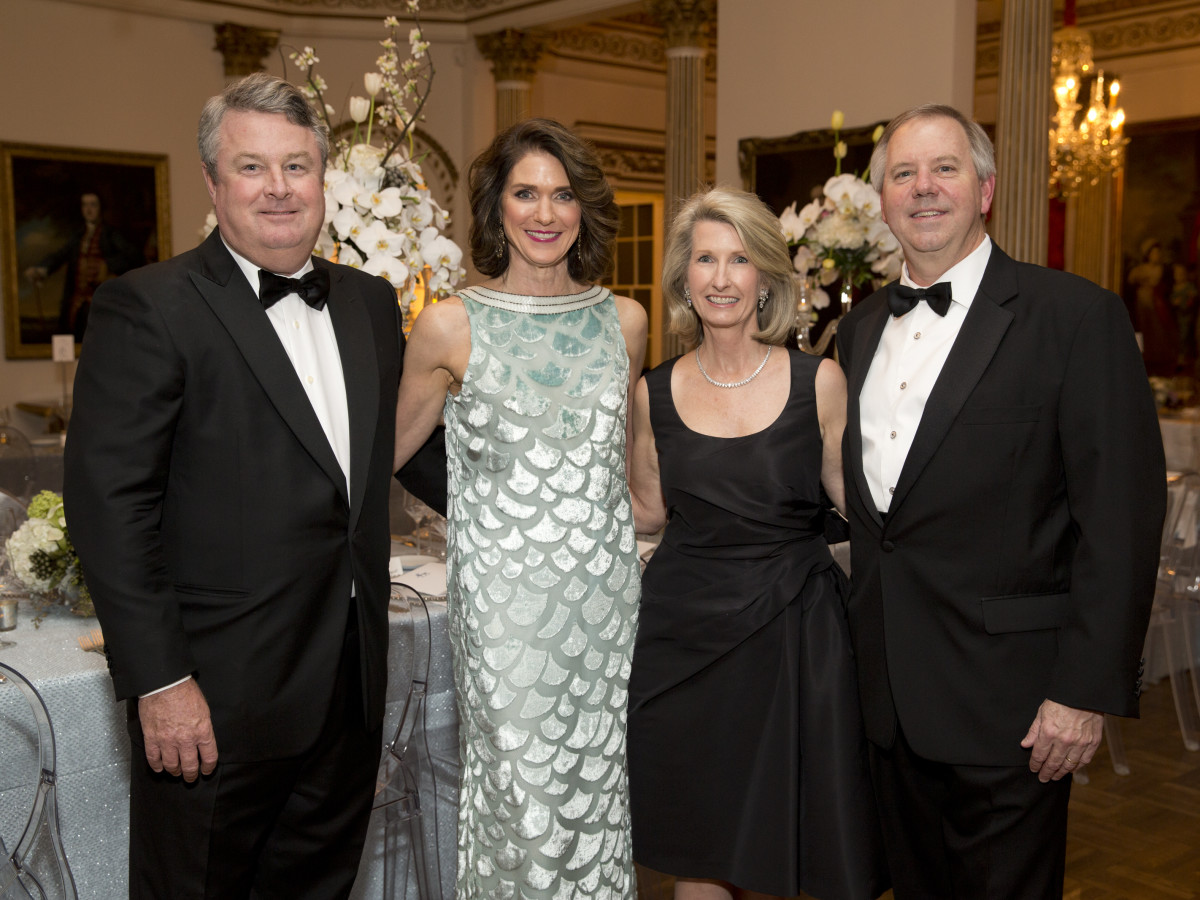 Rienzi society dinner, Feb. 2016, Luke and Christiana McConn; Marilyn and Christopher Winters