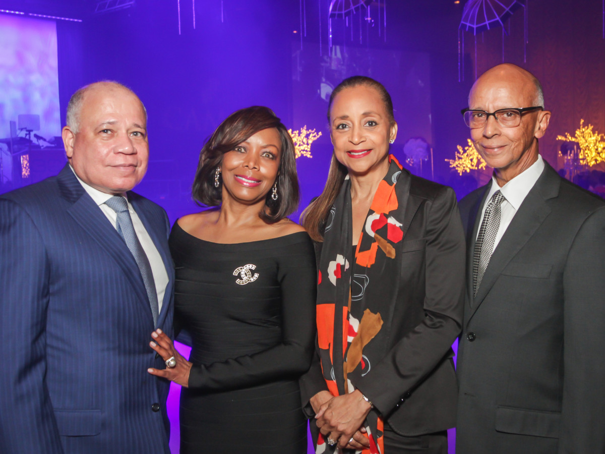 CAMAC 30th anny gala, Jan. 2016, Dr. John Clemmons, Lora Clemmons, Cheryl Creuzot, Percy Creuzot