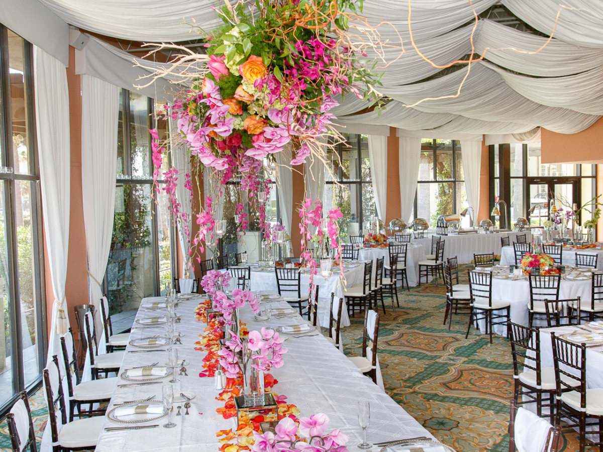 Veranda at Hotel Galvez wedding