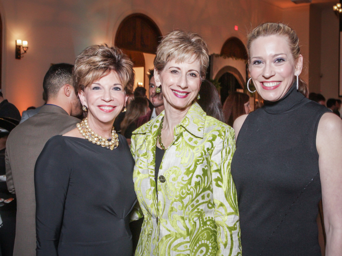 Houston, Social Book 2016 Launch Party, January 2016, Vicki Rizzo, Linda Kuykendall, Mauri Oliver