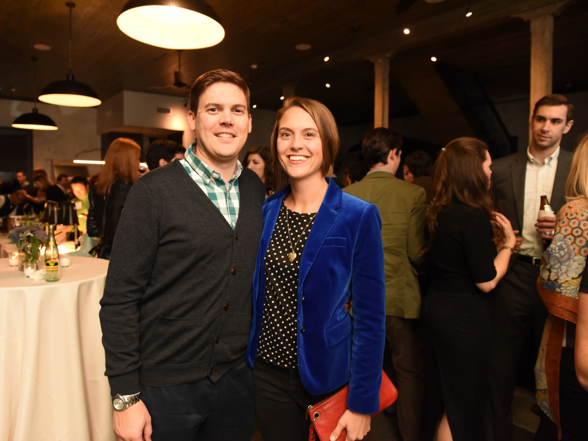 News, Pier & Beam party, Dec. 2015, Christian Triantaphyllis , Emily Triantaphyllis