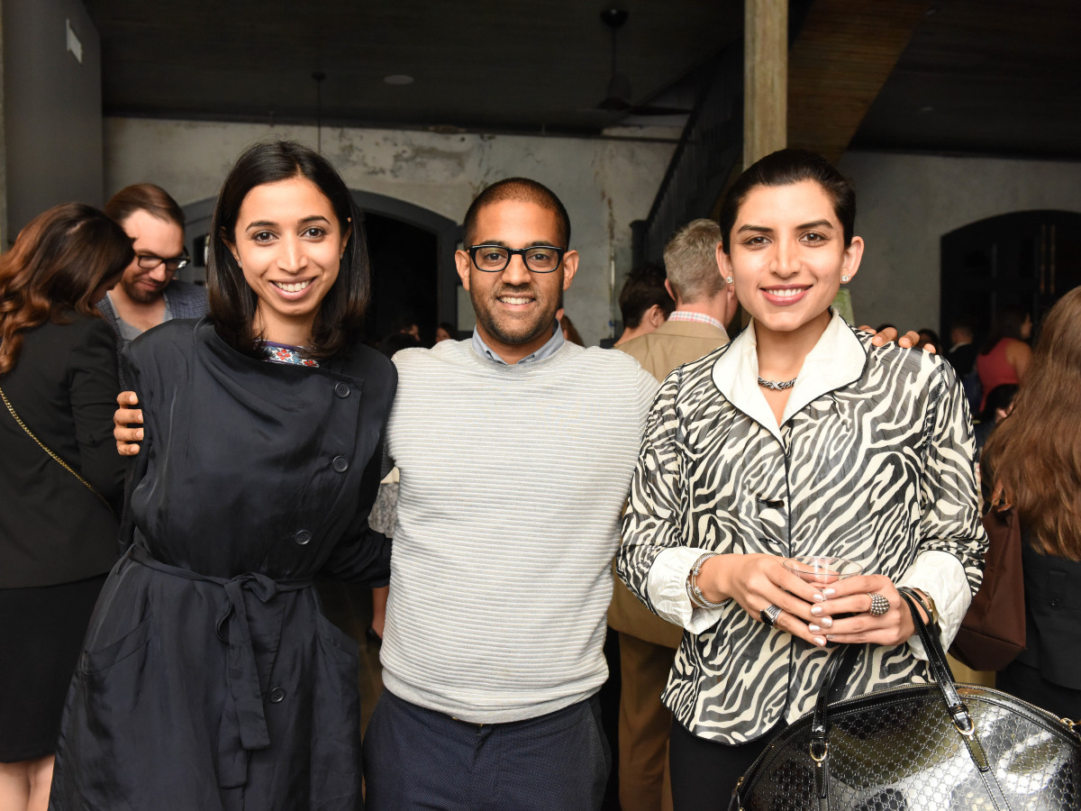 News, Pier & Beam party, Dec. 2015, Asha Gandhi, Vikas Sodhani, Puja Verma