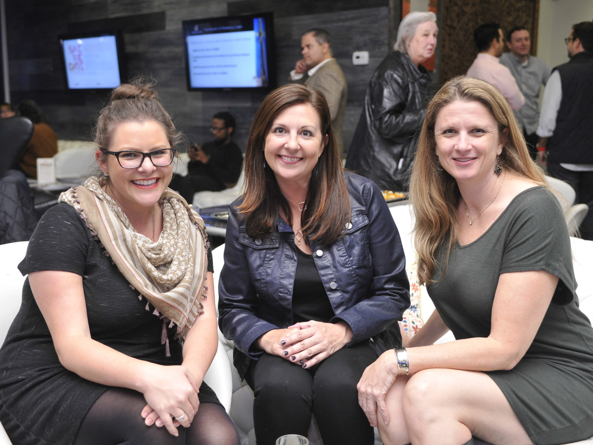 Blanton Museum Art on the Edge Kickoff Party November 2015 Kellie O’Neal Jill Parma Stacey Harmon