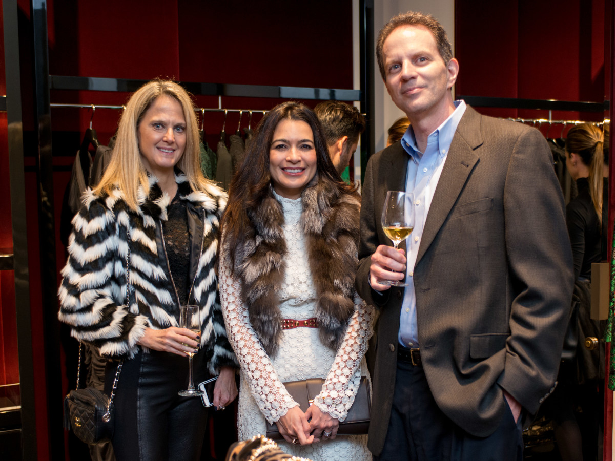 News, Shelby, Dolce & Gabbana dinner, Nov. 2015. Rebecca Ratkiewicz, Michael Villemarette, Rosaliz Ufret