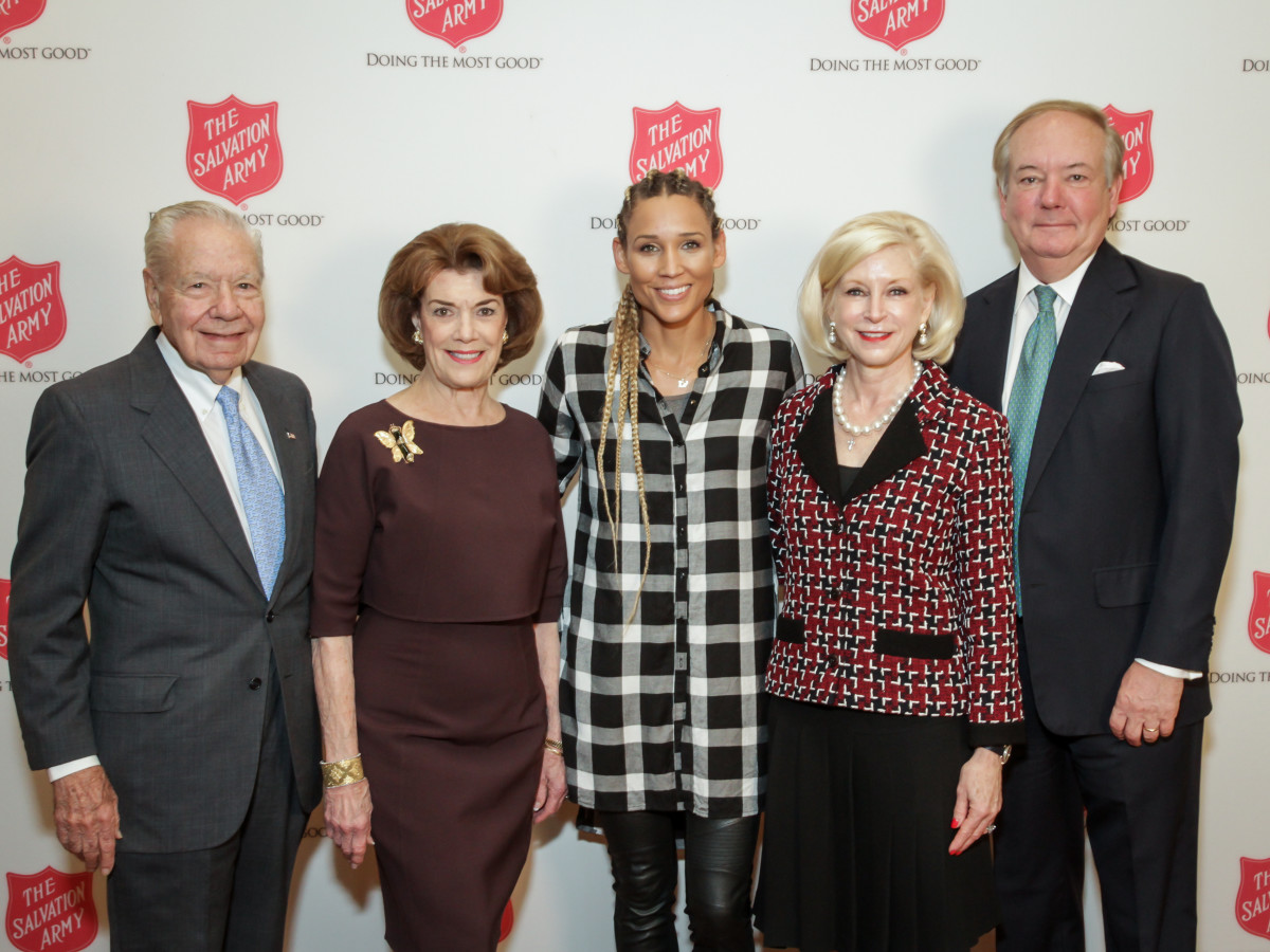 News, Shelby, Salvation Army luncheon, Nov. 2015, Wally Wilson, Jeanie Kilroy Wilson, Lolo Jones, Ann Bookout, John Bookout