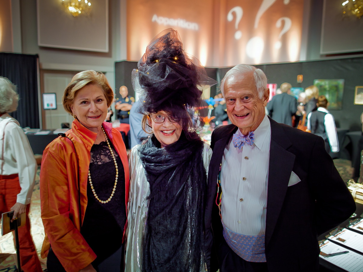 Orange Show Gala Anne Moriniere, Marilyn Oshman, Jack Moriniere