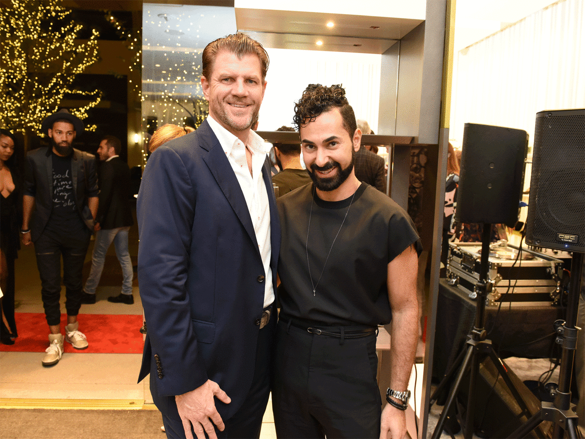 Giuseppe Zanotti opening Bill Baldwin, Fady Armanious