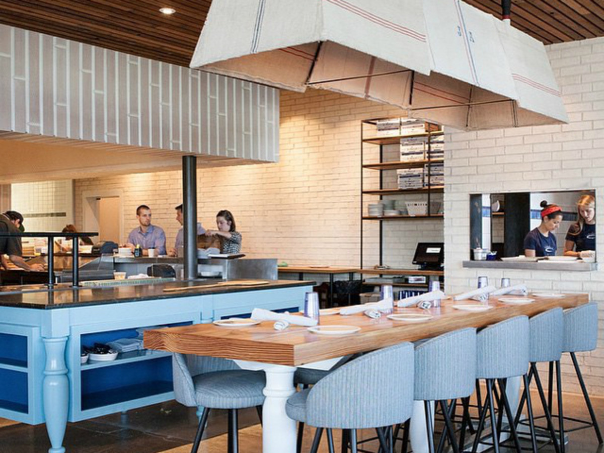 St. Philip Pizza Parlor interior Austin