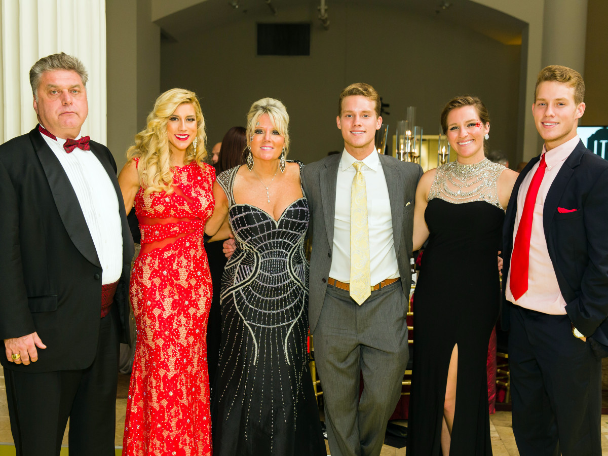 Houston, Jamies Hope Gala, October 2015, John Ehrman, Angela Zatopek, Elizabeth Ehrman, Christopher Zatopek, Audrey Zatopek, Joshus Zatopek
