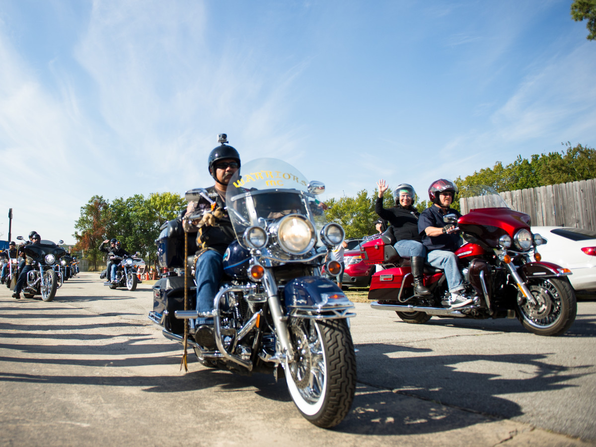Christus Nun Run Bikers take off headed to San Leon TX