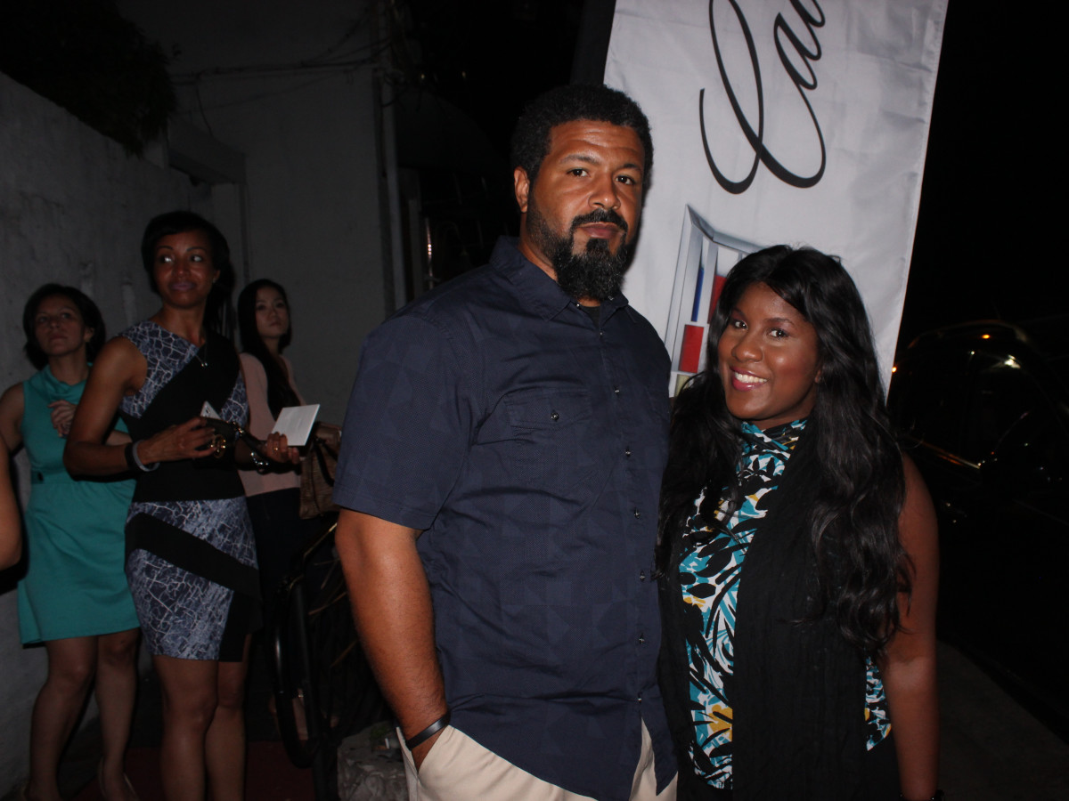 Houston, Cadillac Road to Table dinner, September 2015, Eric and Shanna Jones