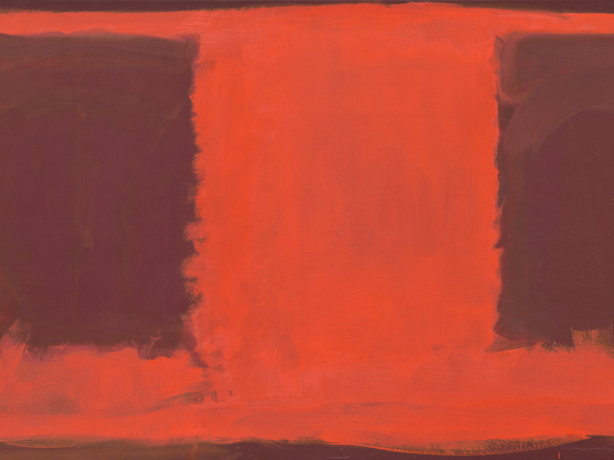 Mark Rothko Retrospective: Untitled (Seagram Mural sketch)