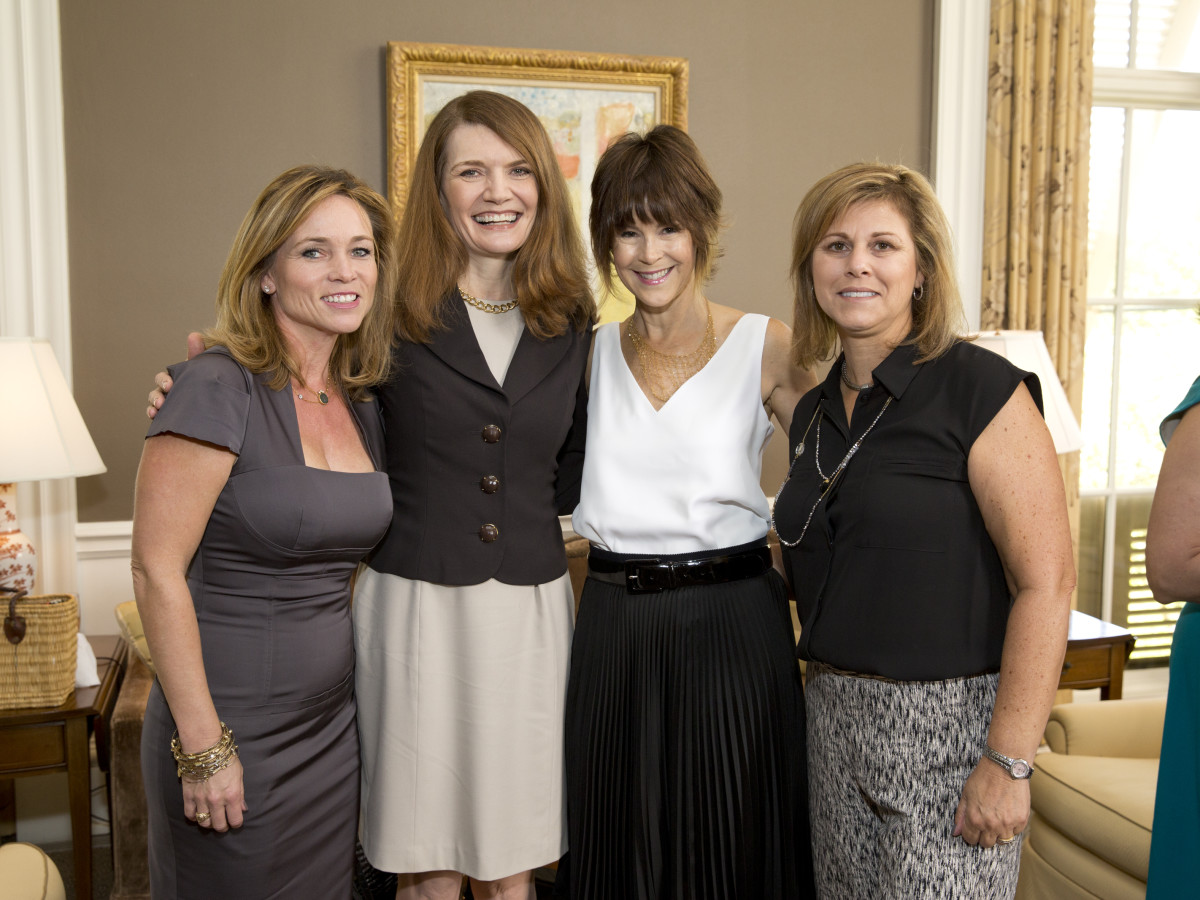News, Shelby, Small Steps luncheon, Sept. 2015, Aimee Snoots, Jeannette Walls, Julie Howie, and Amy Howie