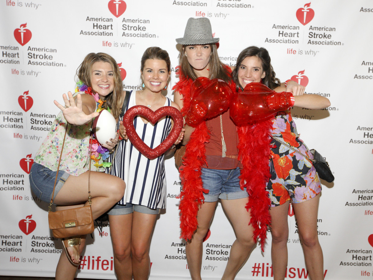 AHA YP mixer Allie Heath, Emily Watson, Jennifer Jordon, Allison Kingsley