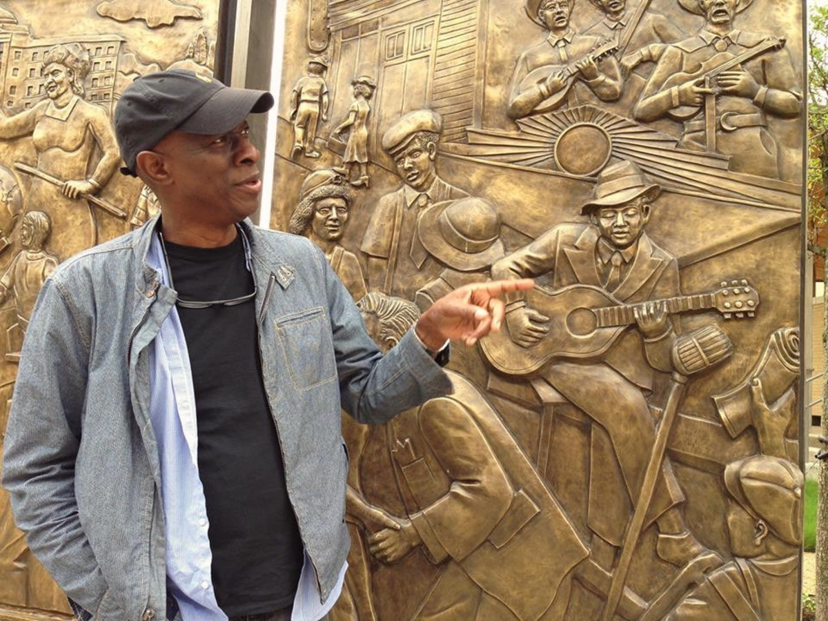 Encore Park Sculpture Wall