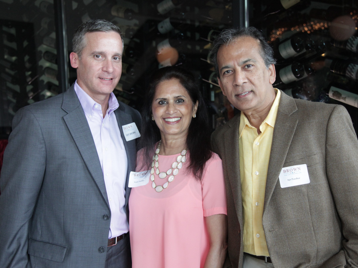 Chris Brown 40th Birthday Hoyt Brown, Vimla and Ajit Paralkar