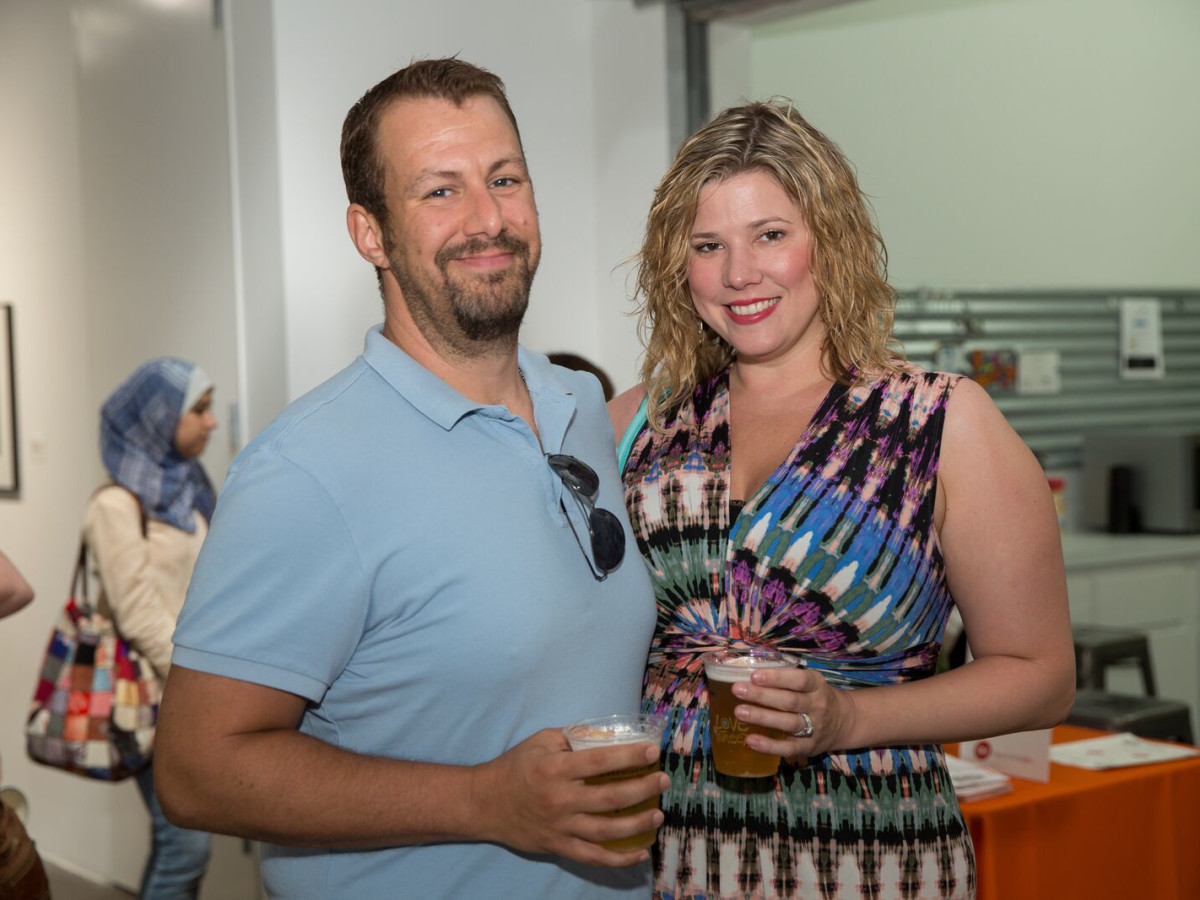 News, Shelby, Opera in the Heights party, August 2015, Kyle Albertson, Alissa Albertson